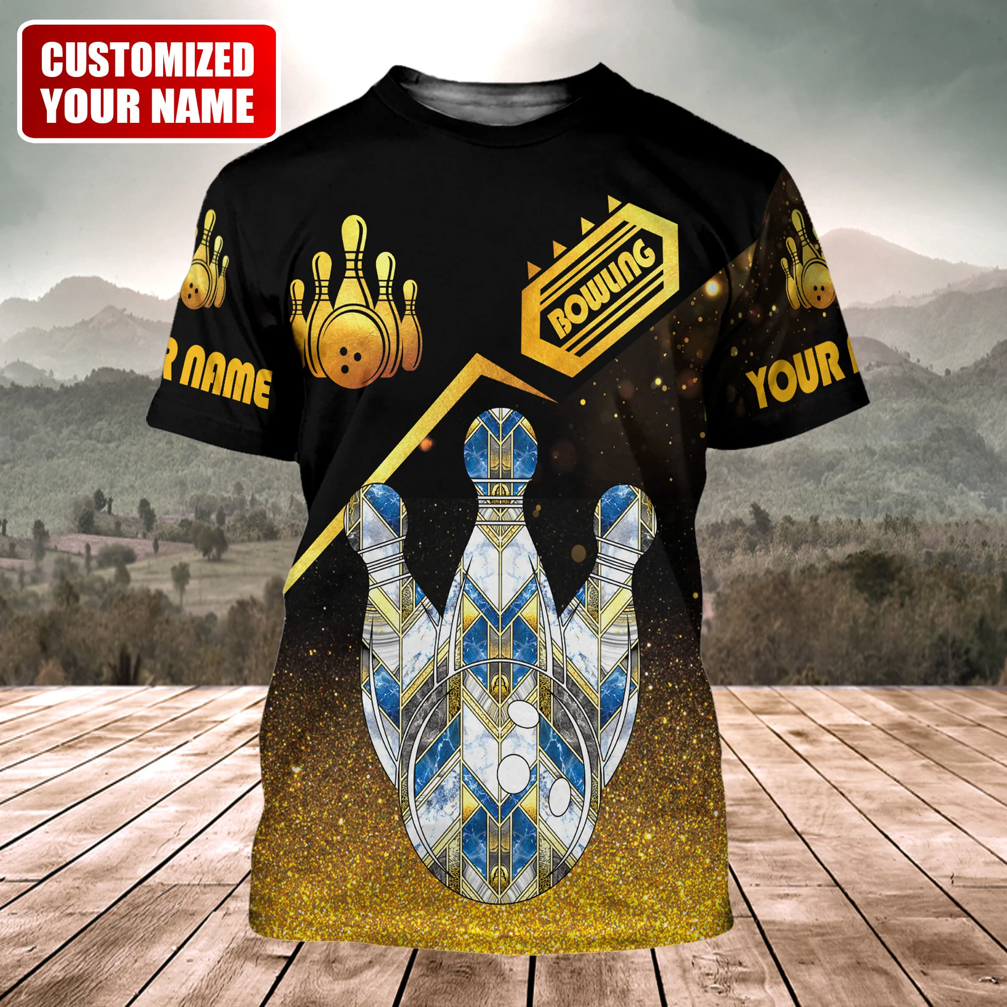 Custom Bowling Shirt All Over Printed For Bowling Lovers