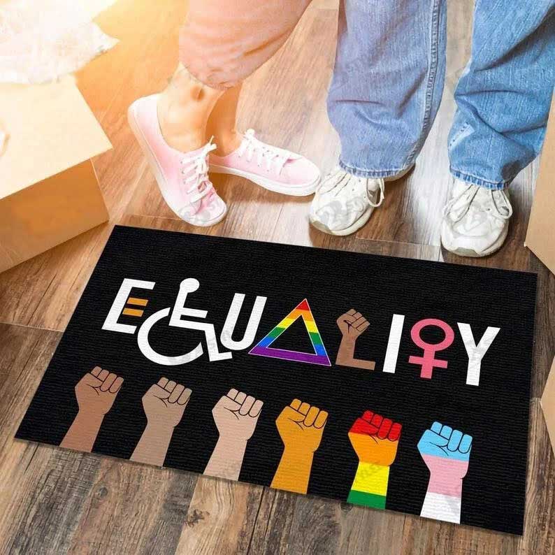 Equality Doormat/ Lgbt Pride Doormat/ Gift For Equality/ Equality Gifts