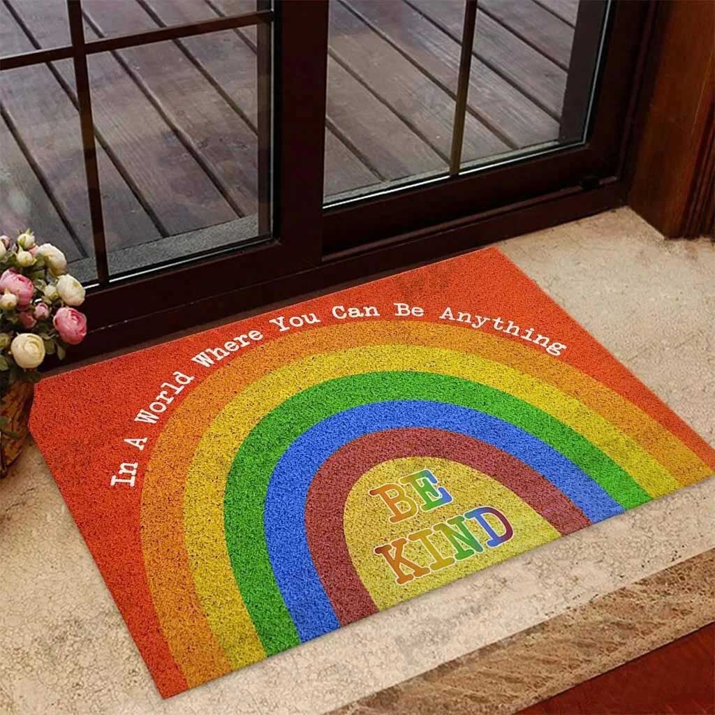 Pride Lgbt Doormats Bekind Doormat For Gaymer/ Couple Lesbian Gift For Pride Month