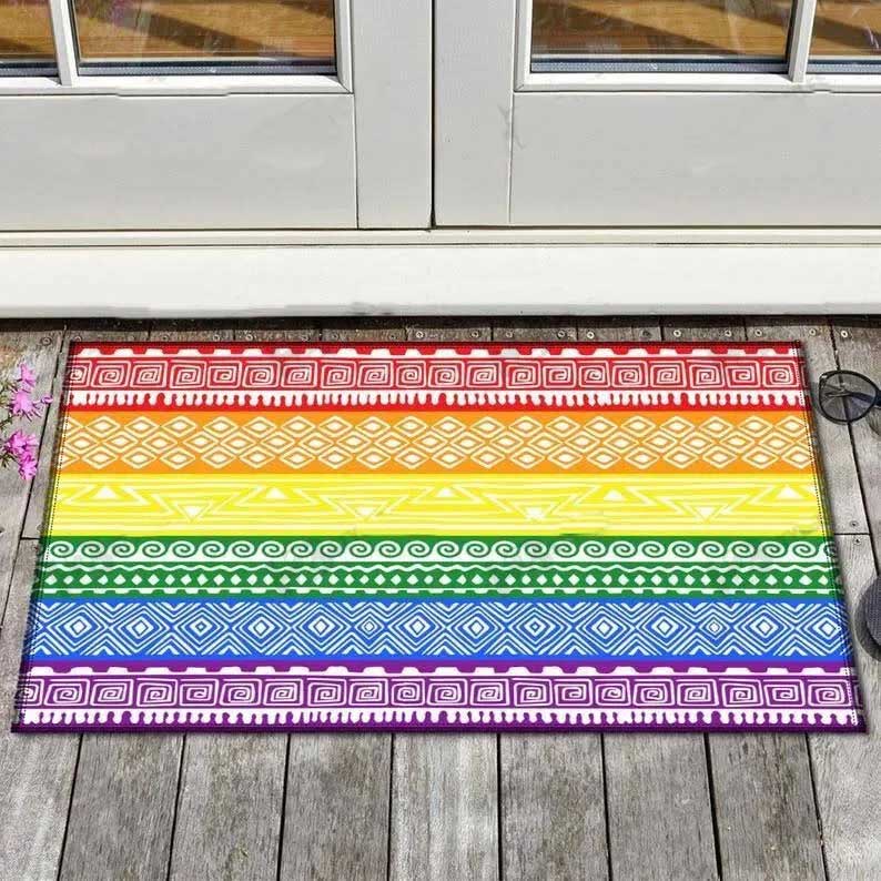 Lgbt Pride Rainbow Gay Doormat/ Doormat Pride Month Gift