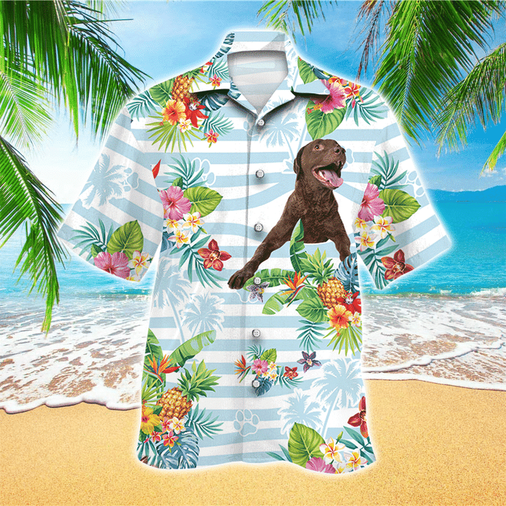 Retriever Dog Hawaiian Shirt/ Dog Hawaiian Shirt Men