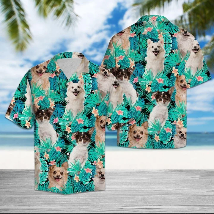 I Love Chihuahua Tropical Jungle Hawaiian Shirt