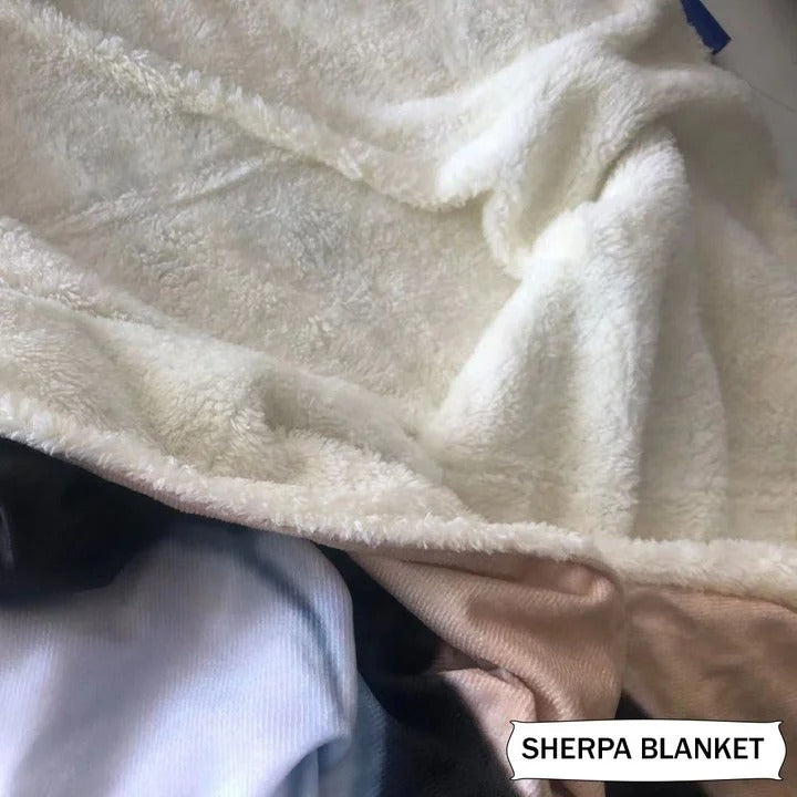 Unicorn Pride For Lgbt Printed Sherpa Fleece Blanket