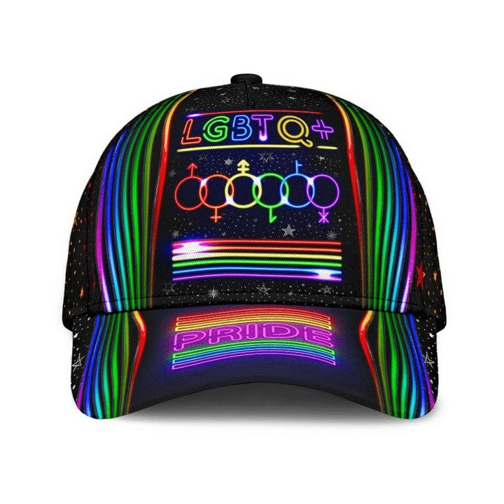 Lgbt 3D All Over Printing Baseball Cap Hat/ Couple Gay Gifts/ Clasic Cap For Lesbian