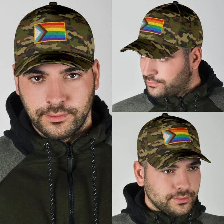 3D LGBT Cap For Couple Lesbian/ Be Proud Be Visible LGBT Printing Baseball Cap Hat/ Gift For Gay Friends
