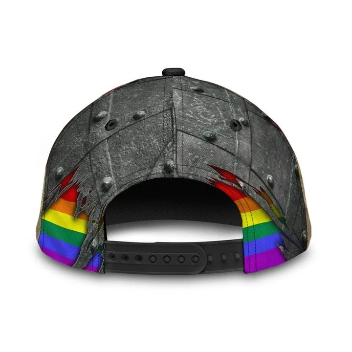 Pride Cap For Lesbian/ Gaymer Best Gifts/ Be Proud Be Visible Lgbt All Over Printed Baseball Cap Hat
