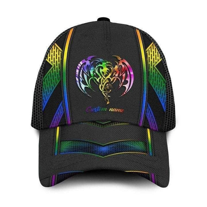 Custom Pride Cap For Gay/ Pride Hastage Rainbow Lgbt All Over Printed Baseball Cap Hat/ Les Gifts