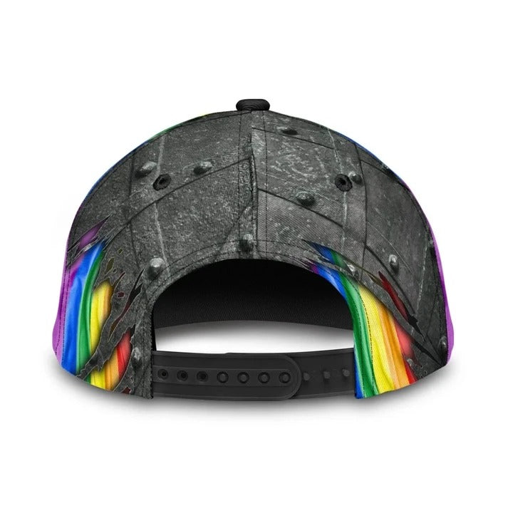 Pride Baseball Cap/ Stop Hate Bright Color LGBT Printing Baseball 3D Cap Hat