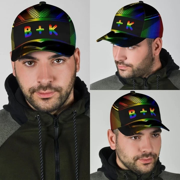 Pride Baseball Cap/ Stop Hate Bright Color LGBT Printing Baseball 3D Cap Hat