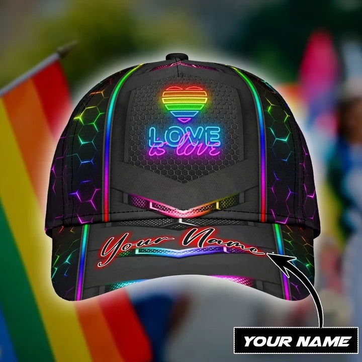 Customized Pride Baseball Cap For Lgbtq/ Pastel We Are All Human Lgbt Printing 3D Baseball Cap Hat