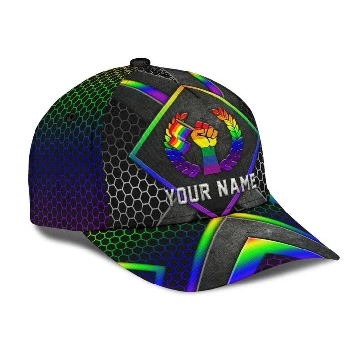 Personalized With Name Gay Pride Accessories For Pride Month/ Love Is Love Printing Baseball Cap Hat