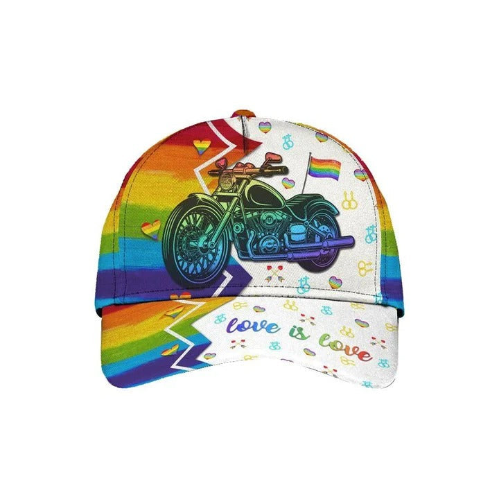 Cool Jean Texture Pride Lgbt 3D Printing Baseball Cap Hat/ Gay Pride Baseball Cap