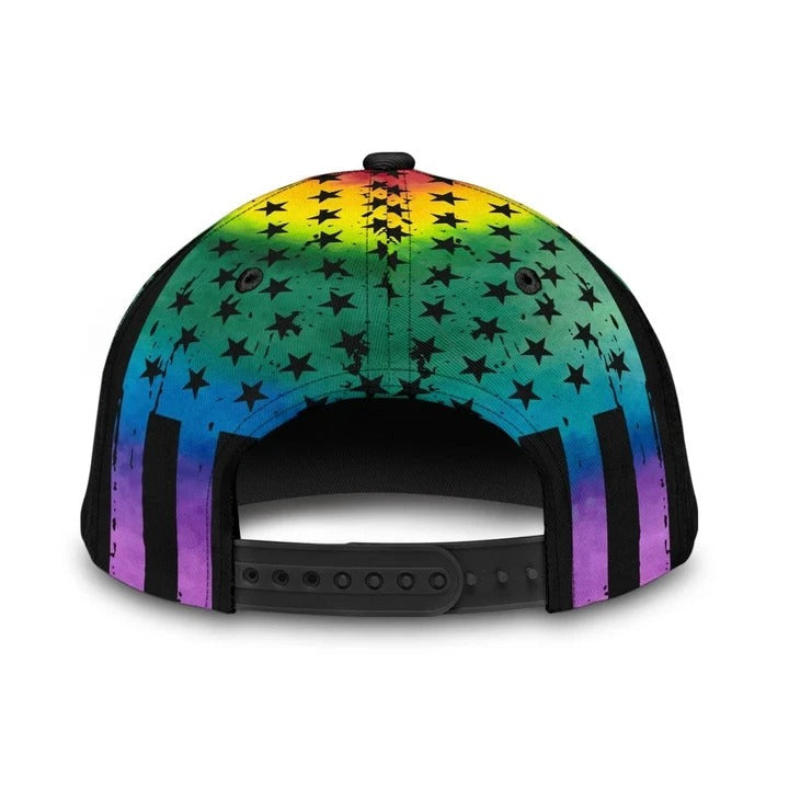 Baseball 3D Printing Cap For Lesbian Gay/ Classic USA Flag Love Is Love Lgbt Printing Baseball Cap Hat