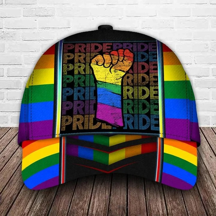 LGBT Cap Fight For Rights Pride LGBTQ Printing Baseball Cap Hat/ Gay Pride Accessories
