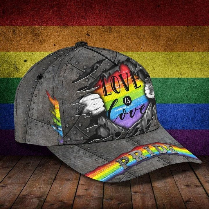 Pride Cap For Gay Man Together We Rise LGBT All Over Printing 3D Baseball Cap Hat/ Pride Accessories