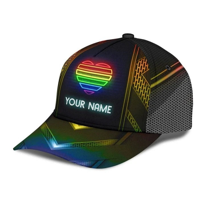 Custom Name Gay Baseball 3D Cap/ Being Gay Is A Blessing Lgbt Printing Baseball Cap Hat