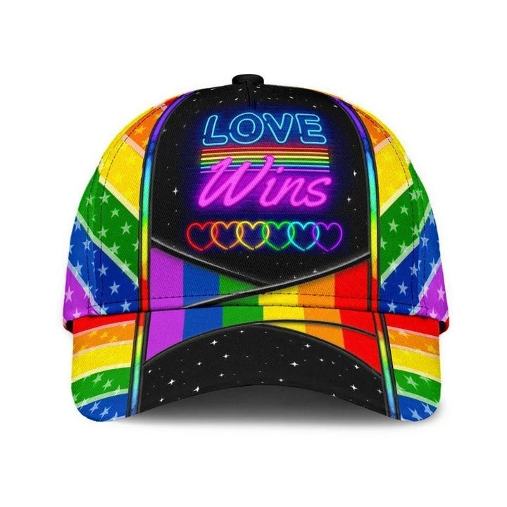 Pride 3D Baseball Cap Hat/ LGBT These Colors Don