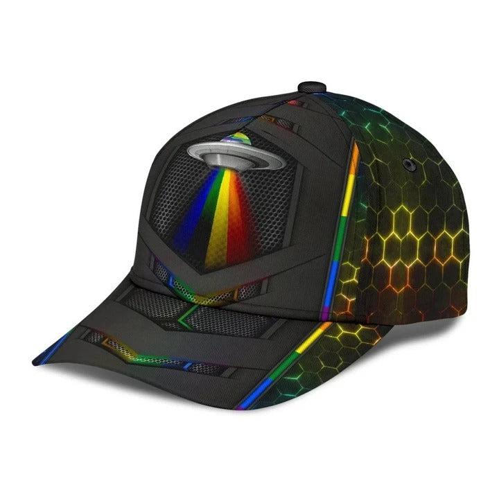 Pride Cap/ Hand Drawn Heart Love Is Love LGBT Printing 3D Baseball Cap Hat/ Gay Gifts