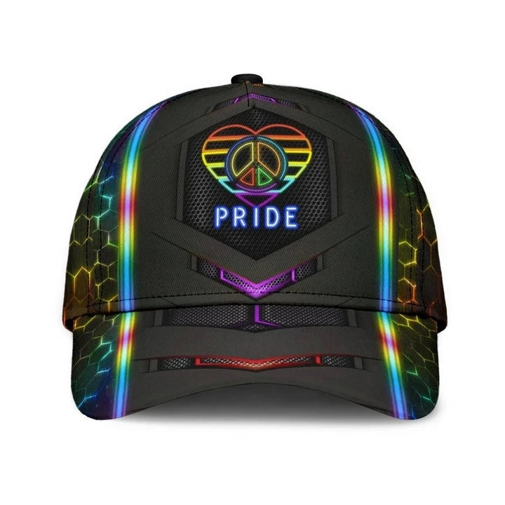 Pride Baseball Cap Peace Hope Love Pride LGBT 3D Printed Baseball Cap Hat/ Pride Gifts