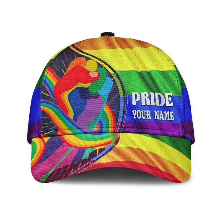 Personalized Pride Baseball Cap With Name/ Same Love Same Right Lgbt Printing Baseball Cap Hat