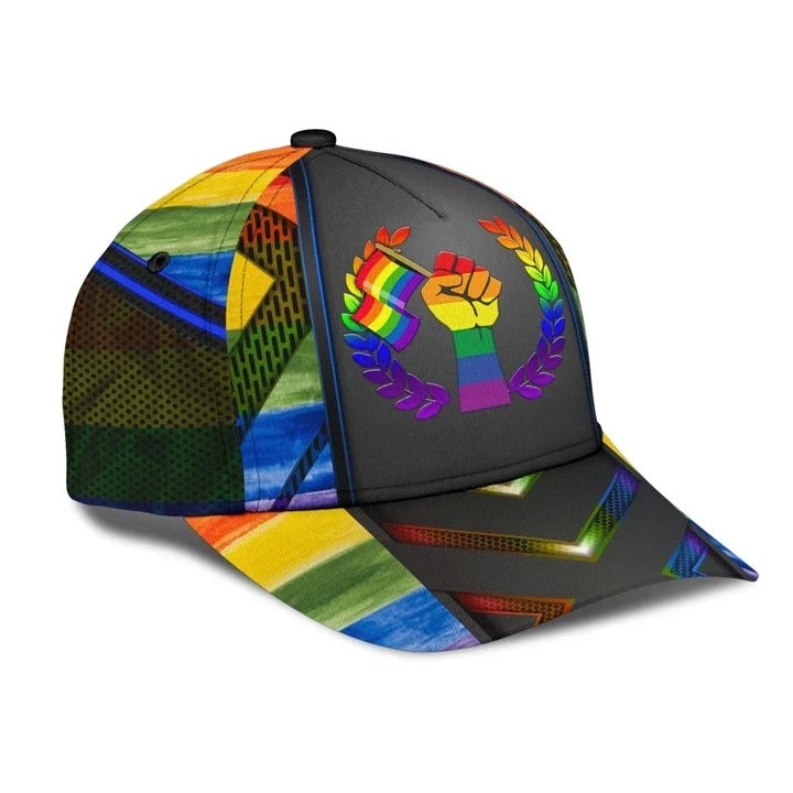 Pride Cap LGBT Love Wins Neon Printing Baseball 3D Cap Hat/ Pride Accessories/ Gay Gifts