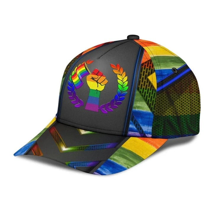 LGBT Cap/ Love Is Love LGBT Pride 3D Printing Baseball Cap Hat/ LGBT Pride Accessories/ Gift For Couple Gay