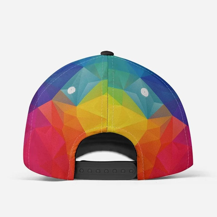 Skull Pride Baseball 3D Cap Show Off Your True Color LGBT Printing Baseball Cap Hat/ Gift For Couple Gaymer