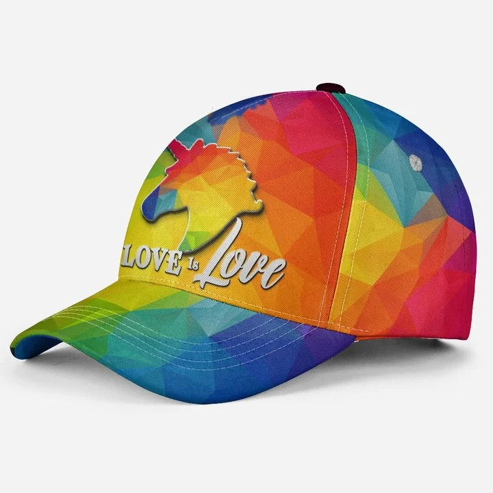 Skull Pride Baseball 3D Cap Show Off Your True Color LGBT Printing Baseball Cap Hat/ Gift For Couple Gaymer