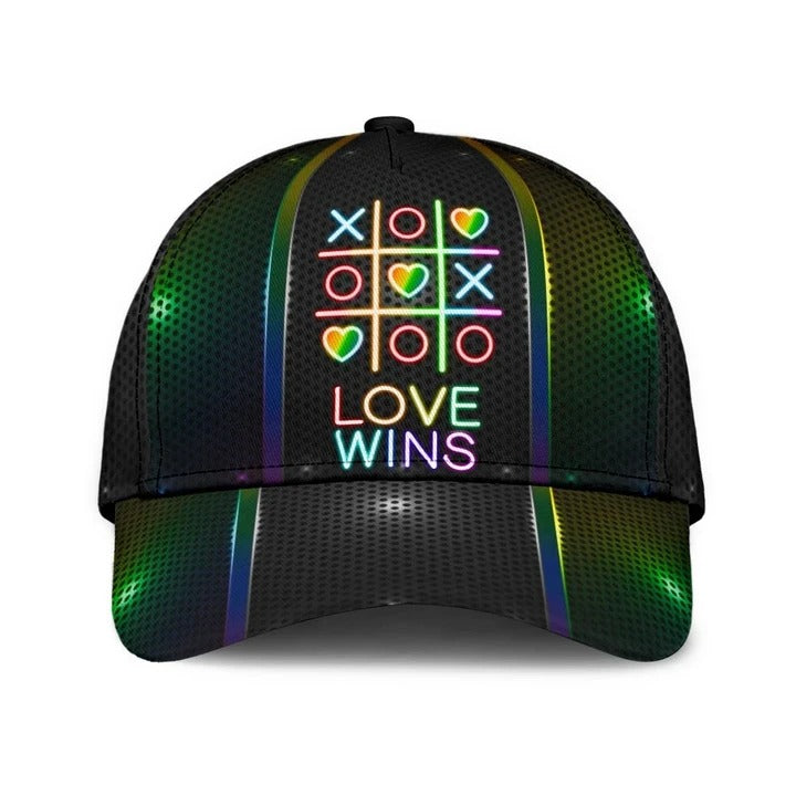 Bekind All Over Printing Baseball Cap For Gaymer/ Love Is Never Wrong LGBT 3D Baseball Cap Hat