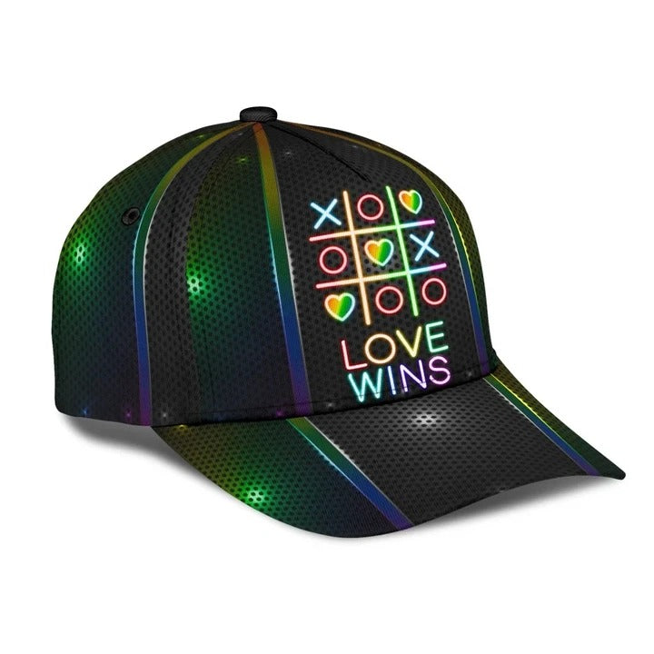 Bekind All Over Printing Baseball Cap For Gaymer/ Love Is Never Wrong LGBT 3D Baseball Cap Hat