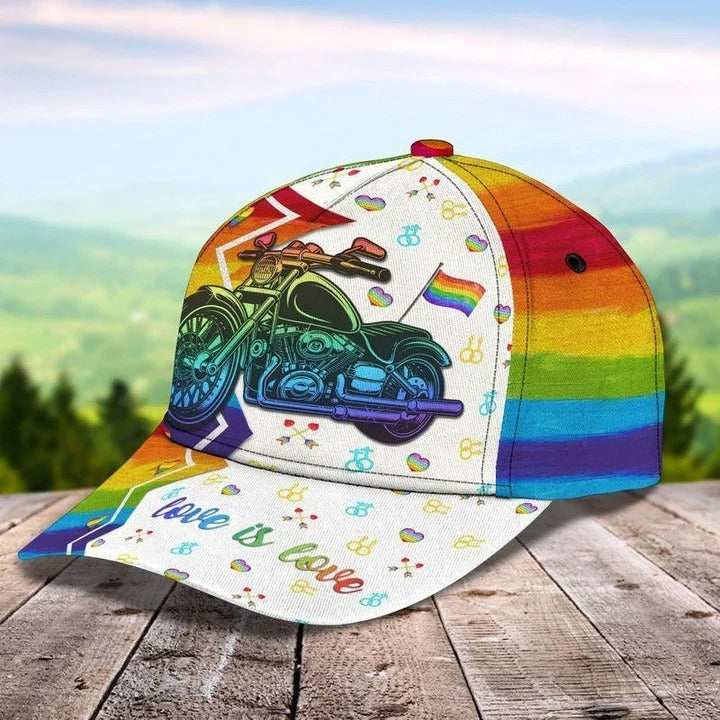 LGBT 3D All Over Printed Cap/ Infinity Eternal Love LGBT Printing Baseball Cap Hat