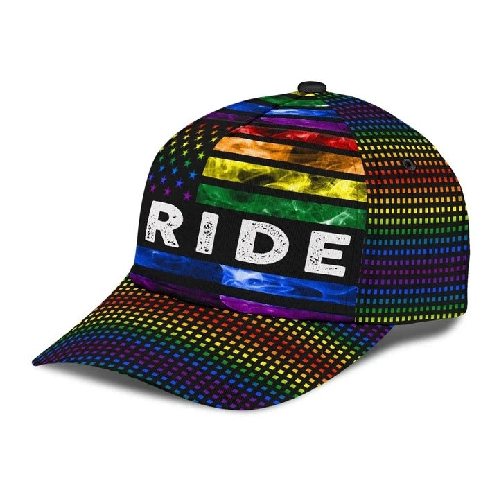 Gay Pride Classic Cap/ The Death Keep Silent LGBTQ Printing Baseball Cap Hat/ Lesbian Hat Cap
