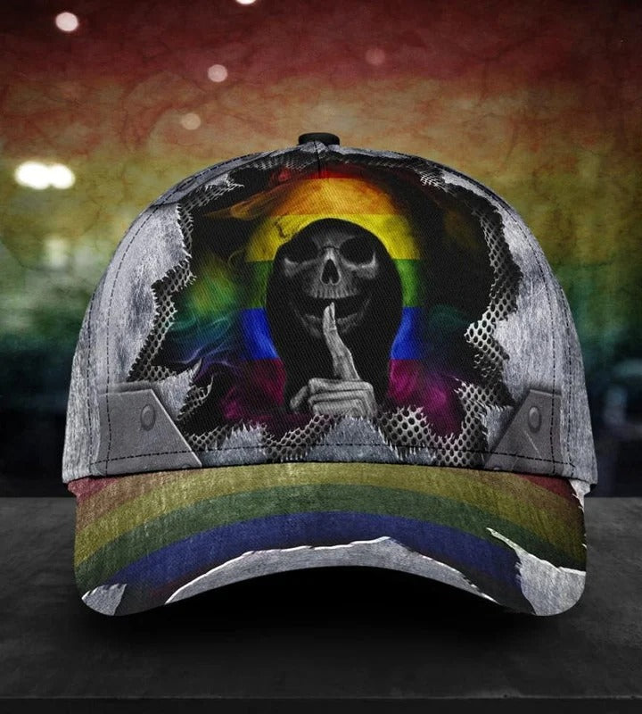 LGBT Pride All Over Printed Baseball Cap/ Couple Gaymer Baseball Cap Hat/ Lesbian Pride Accessories
