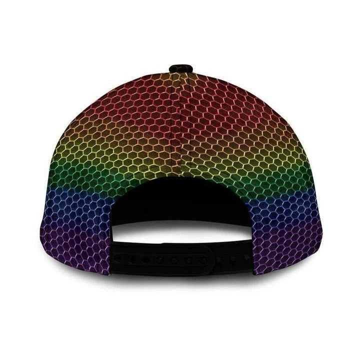Personalized Lgbt Baseball Cap Hat/ Pride Love Wins Lgbt 3D All Over Printing Classic Cap Hat