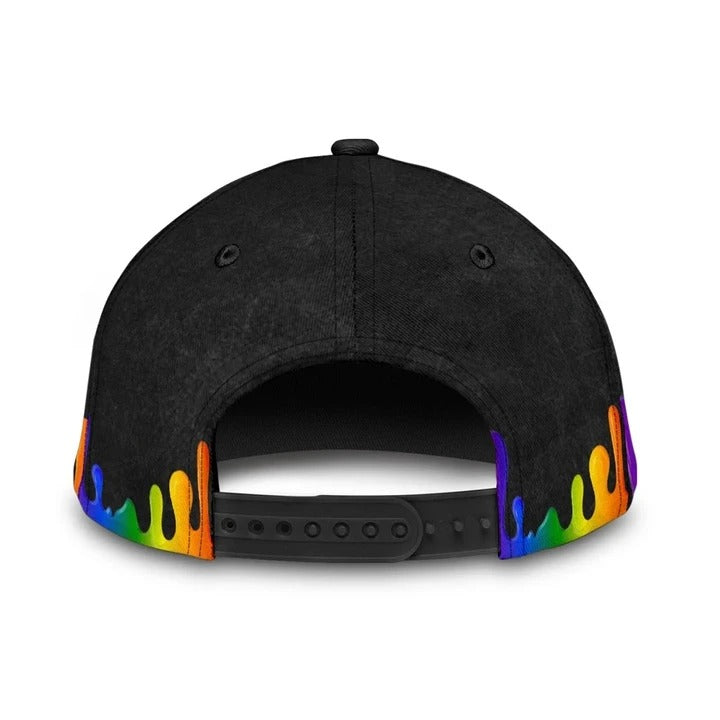 Gay Pride Baseball Cap/ Human Beings Colors May Vary Lgbt Printing Baseball Cap Hat