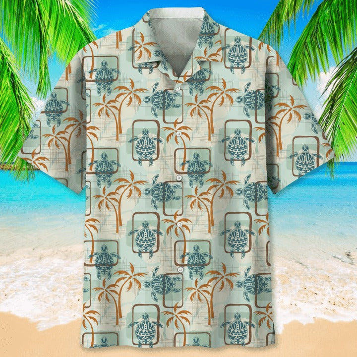 Turtle Usa Nature Hawaiian Shirts For Men And Woman/ Sea Turtle Hawaiian Shirts/ Summer Turtle Aloha Beach Shirt