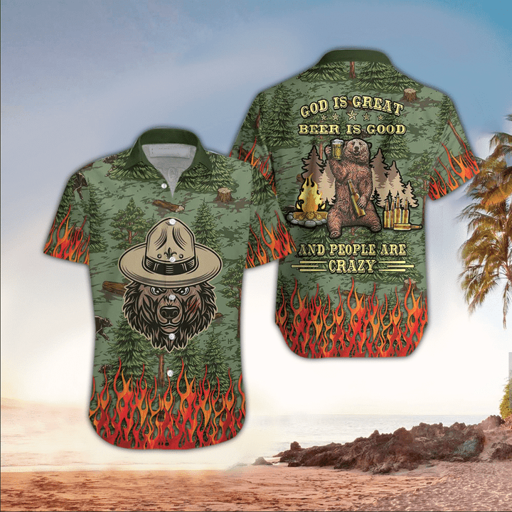 Beer pattern Hawaii Shirt/ Perfect Hawaiian Shirt For Beer Lover/ Hawaiian shirt for men
