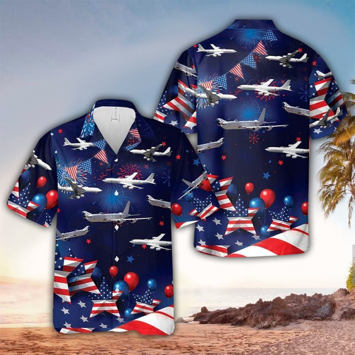 4th Of July Hawaiian Shirt/ Happy independence day hawaiian shirt for Men
