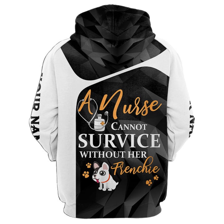 A Nurse Cannot Service Without Her Frenchie Dog Nurse Shirt/ Indispensable Item For Nurse Lovers