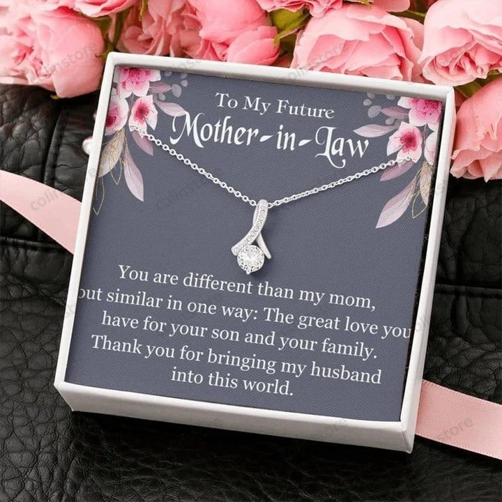 To my Future Mother in law Necklace/ Mother''s day gift for Future Bonus Mom Necklace