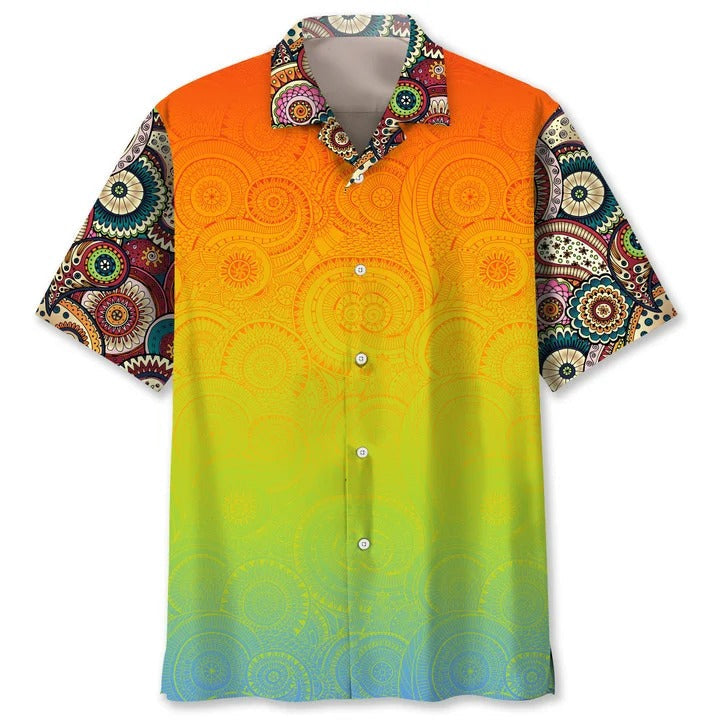 Hippie Vintage Hawaiian Shirt/ 3D Full Print Hawaiian Hippie For Men And Woman/ Hawaii Aloha Beach Shirt