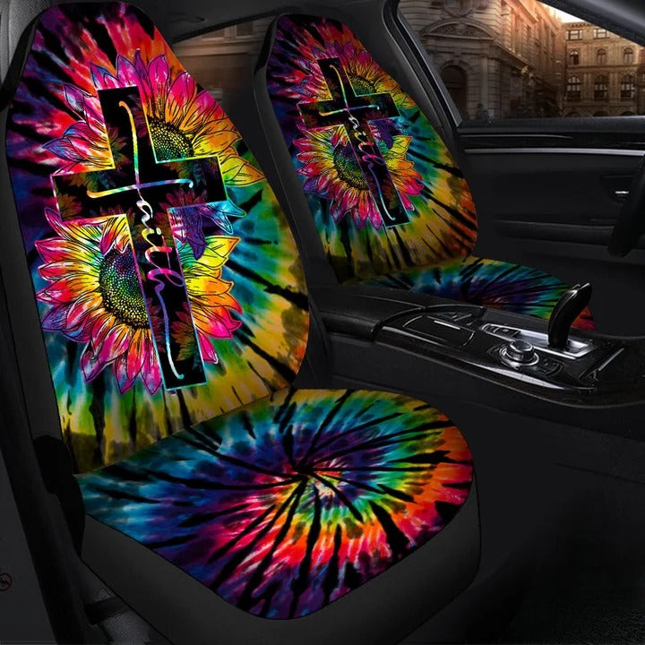 Faith Dye Pattern Car Seat Covers Universal Fit Coolspod