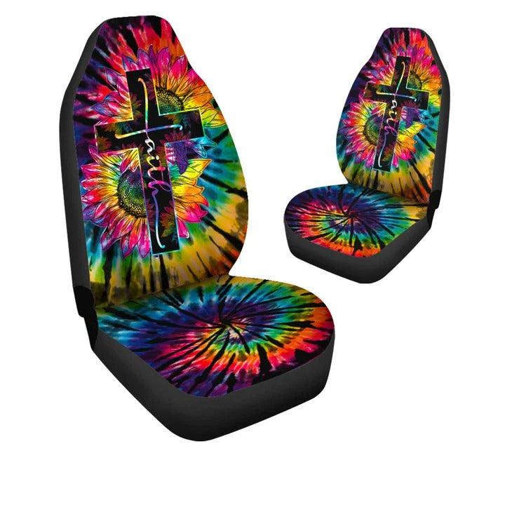 Faith Dye Pattern Car Seat Covers Universal Fit Coolspod