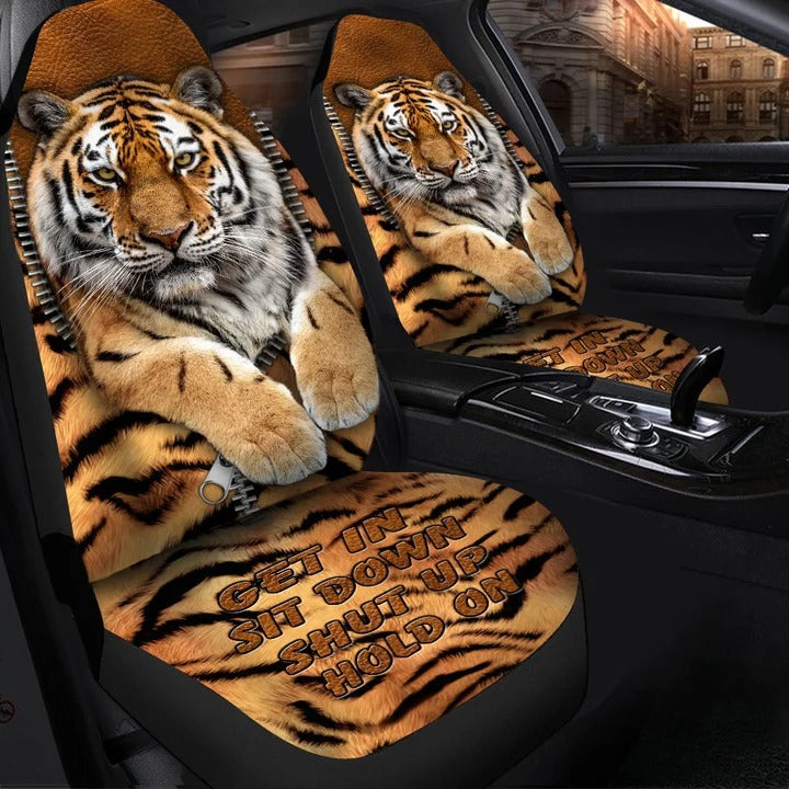 Cool Tiger Car Seat Cover Tiger Pattern