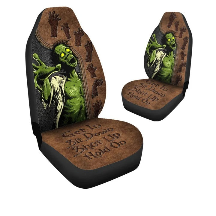 Zombie Front Car Seat Cover For Men Women