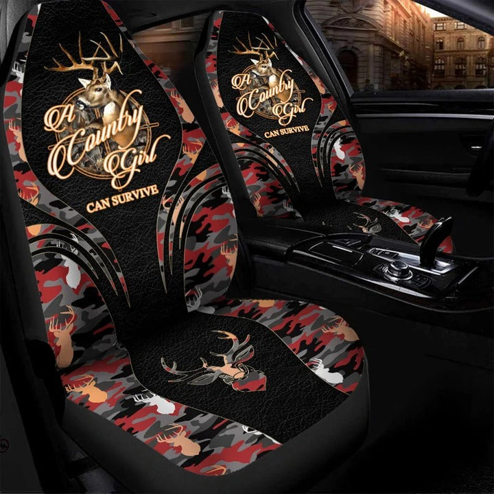 A Country Girl Can Survive Car Seat Cover Set