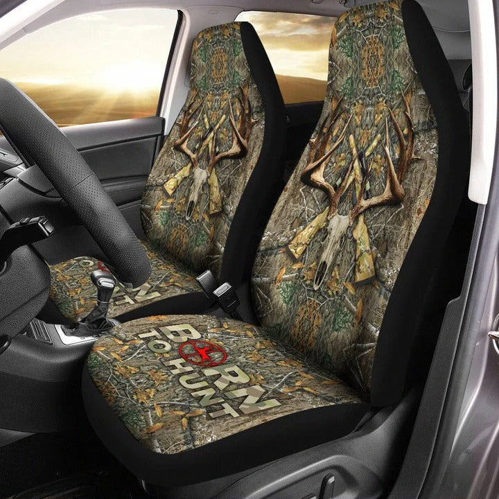 Born To Hunt Car Seat Cover/ Car Decoration For Hunter
