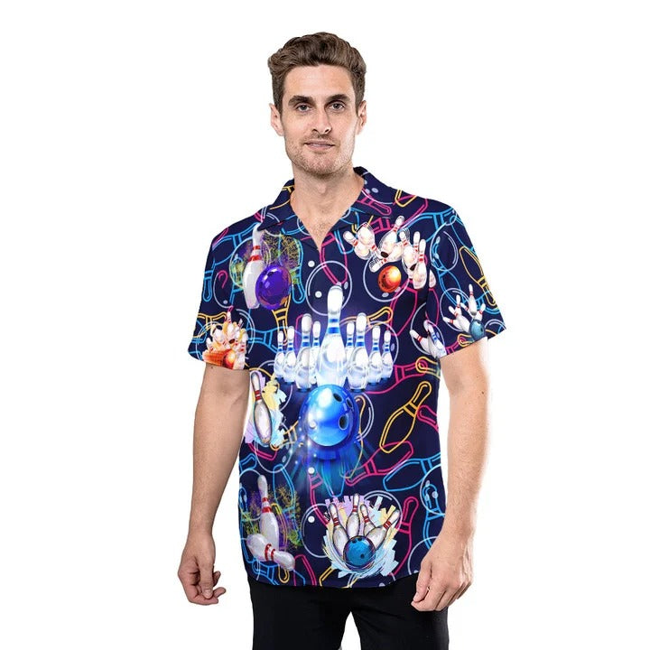 Cool Bowling Hawaiian Shirt/ Good Time Roll Bowling Hawaii Shirt Men Women