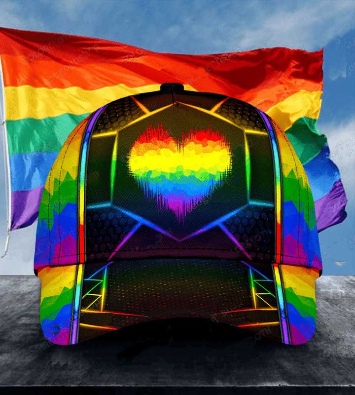 Pride Love Is Love Lgbt Baseball Cap/ Lesbian Pride Accessories Classic Cap For Pride Month