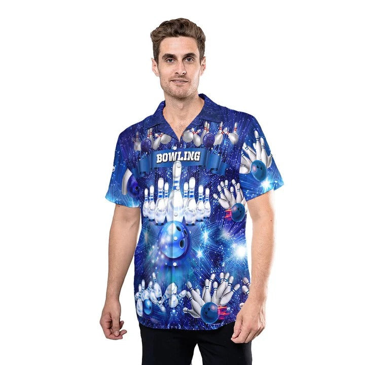 Love Bowling Hawaiian Shirt/ Cool Bowling Hawaiian Shirt Summer